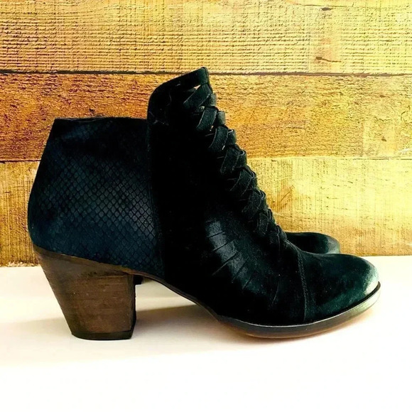 Free People Loveland Suede Ankle Bootie - Picture 2 of 10